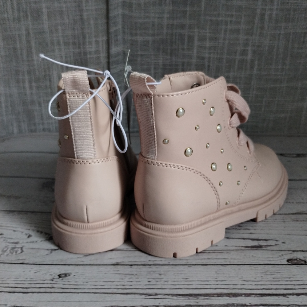 Cat & Jack Pink Chunky Sole Boots - Picture 5 of 6